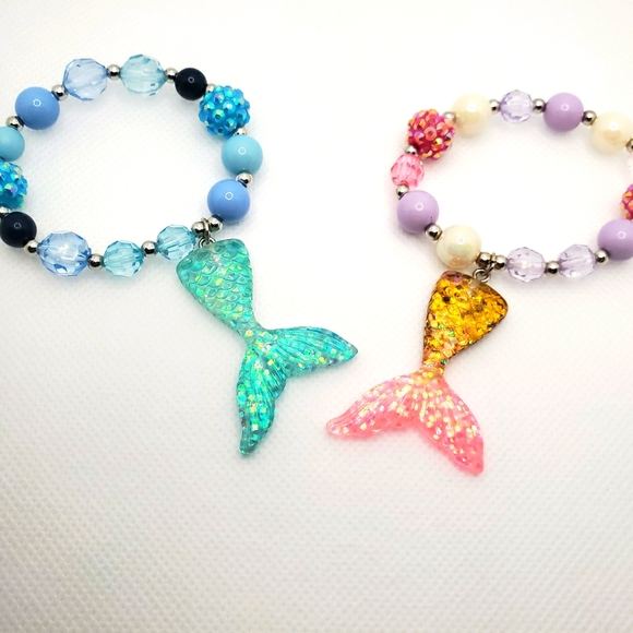 Mermaid bracelet set of 6!